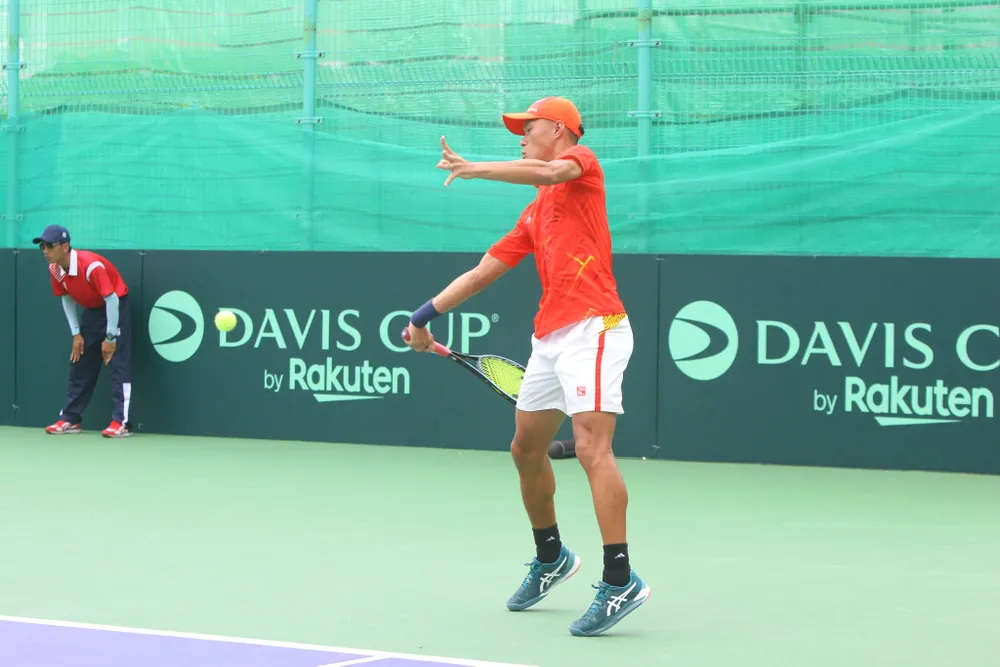 Việt Nam giành suất dự vòng play-off thăng hạng nhóm 2 tại Davis Cup 2022 ảnh 1