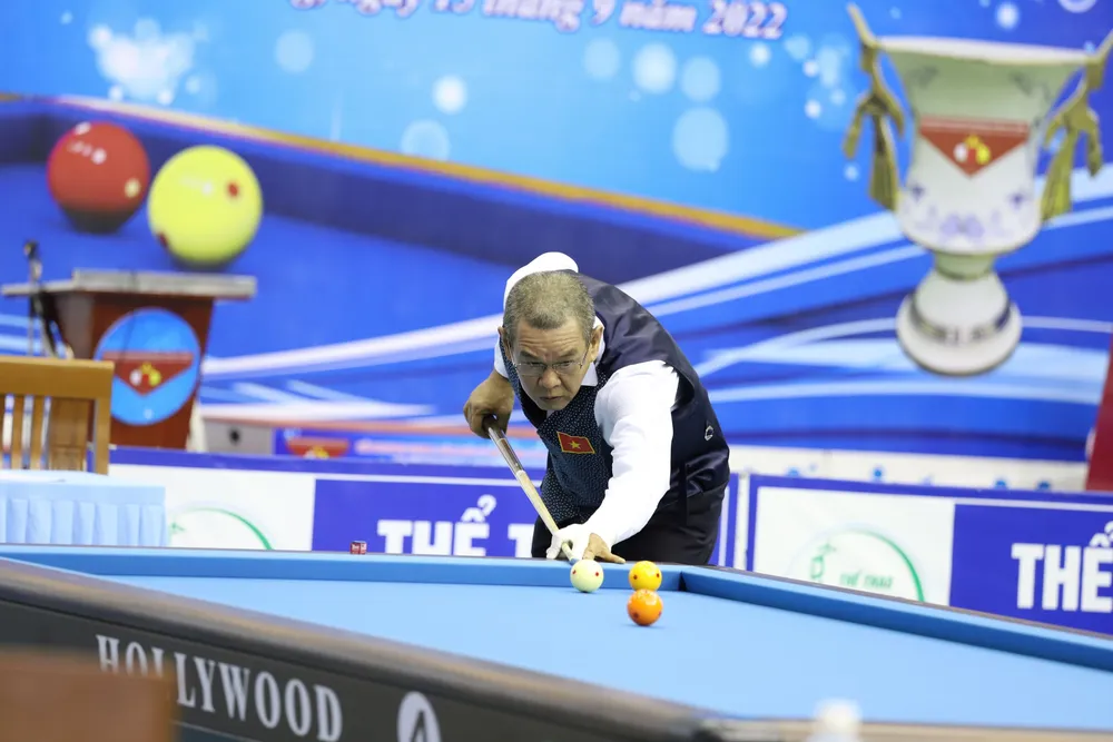 Trần Quyết Chiến khởi đầu mạnh mẽ ở giải Billiards Carom 3 băng quốc tế Bình Dương ảnh 1