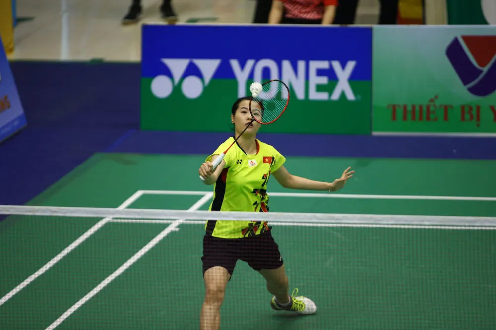 Nguyễn Thuỳ Linh khởi đầu thuận lợi tại giải cầu lông Việt Nam Open 2022 ảnh 1