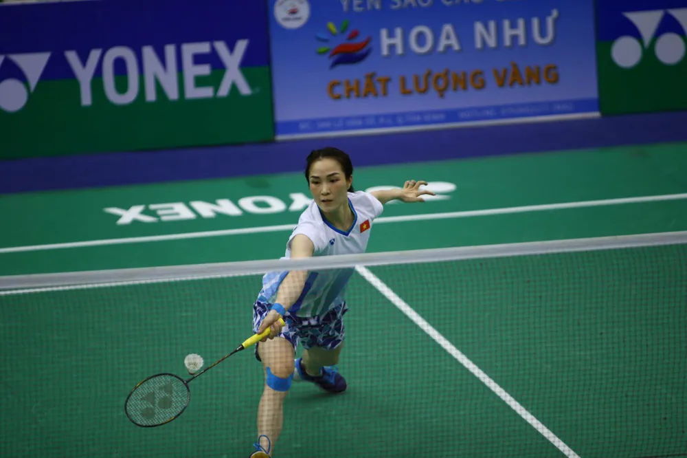 Bốn cô gái Việt Nam lọt vào tứ kết đơn nữ giải cầu lông quốc tế Việt Nam Open 2022 ảnh 1