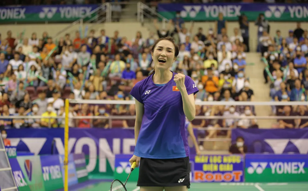 Vũ Thị Trang loại hạt giống số 1 giúp Việt Nam thắng thế ở nội dung đơn nữ giải cầu lông quốc tế Việt Nam Open ảnh 2