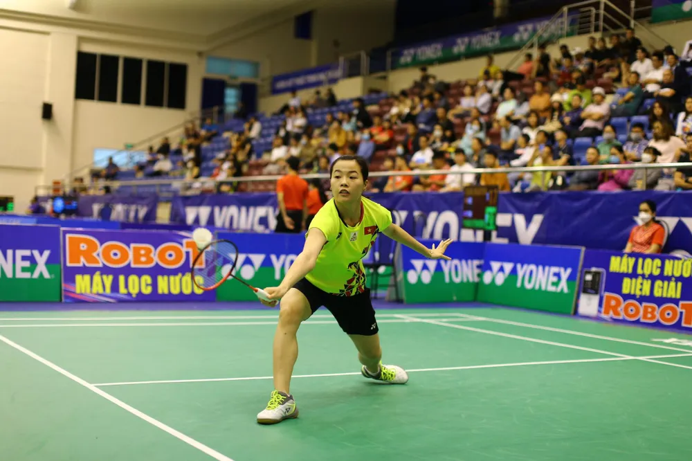 Vũ Thị Trang loại hạt giống số 1 giúp Việt Nam thắng thế ở nội dung đơn nữ giải cầu lông quốc tế Việt Nam Open ảnh 3