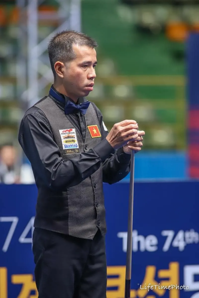 Trần Quyết Chiến và Chiêm Hồng Thái dắt tay vào vòng 16 cơ thủ hay nhất giải Billiards vô địch thế giới ảnh 2
