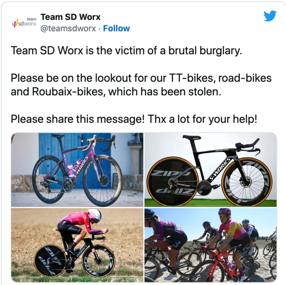 SD Worx “cầu cứu” vì dàn xe “khủng” bị đánh cắp ảnh 2