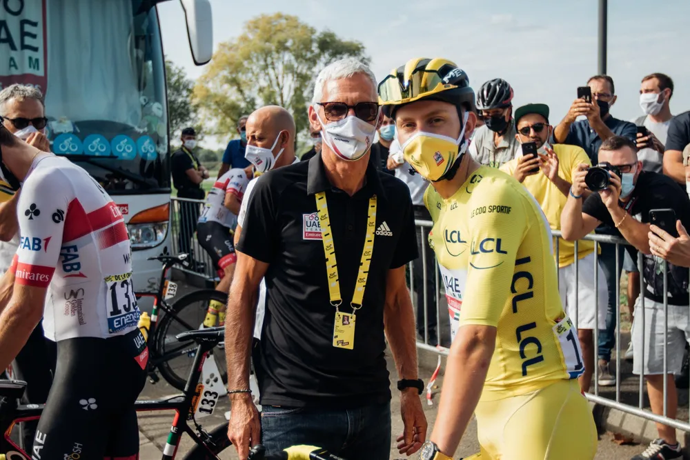 Peiper là người đưa Pogacar đến hai chức vô địch Tour de France
