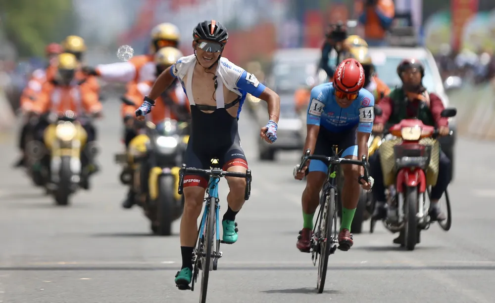 Cảm xúc khi về nhất của Baasankhuu