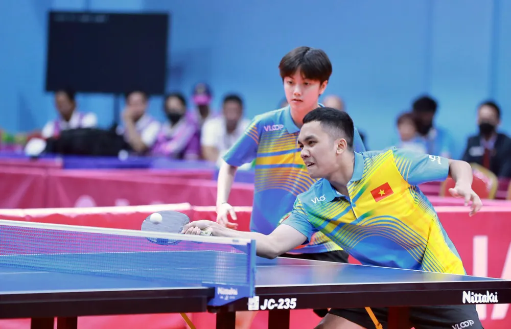 Đinh Anh Hoàng/Trần Mai Ngọc phối hợp với nhau rất tốt Đinh Anh Hoàng/Trần Mai Ngọc phối hợp với nhau rất tốt