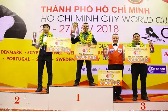 Trần Quyết Chiến vô địch giải năm 2018