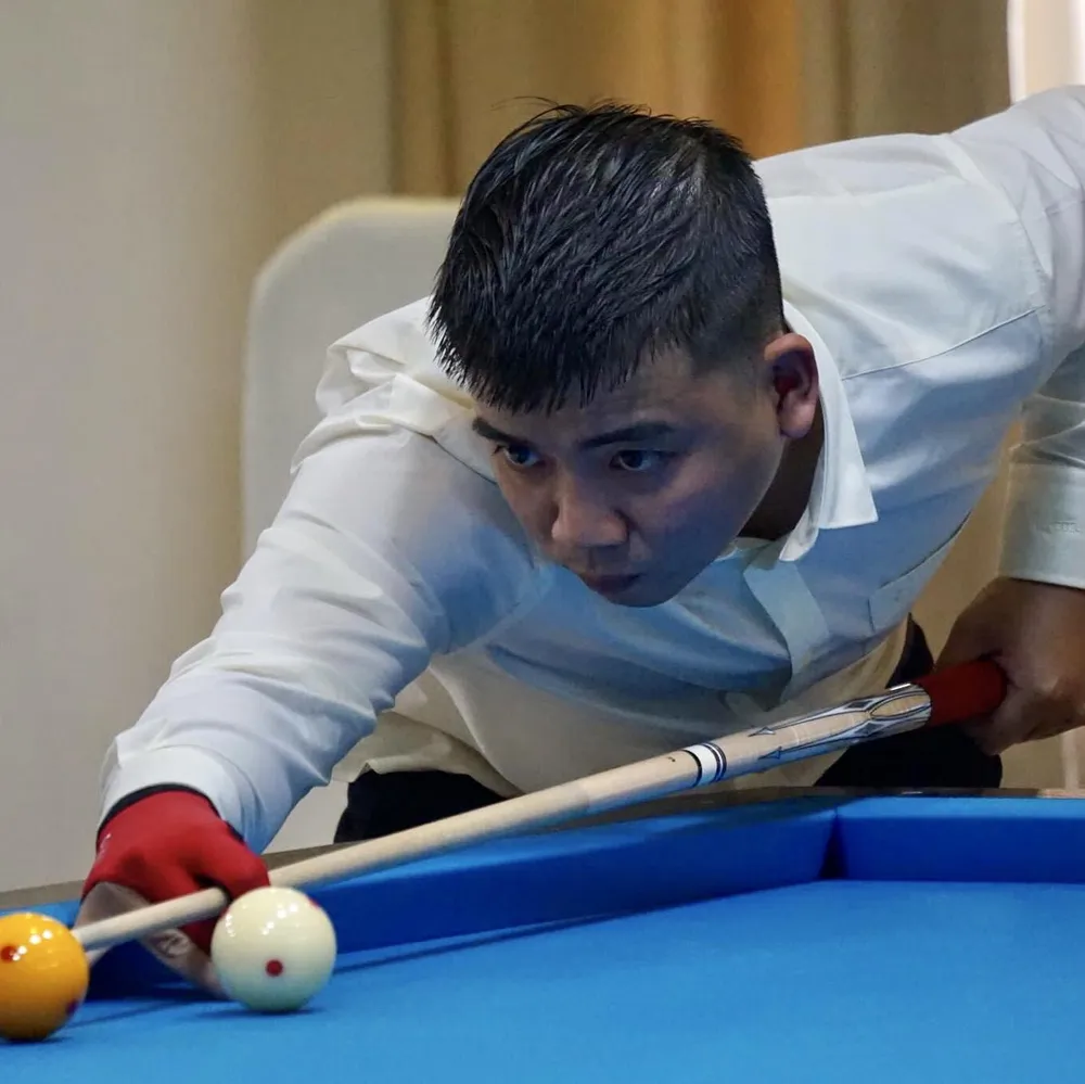 Cơ thủ Nguyễn Đắc Lực đã có 2 series khủng trong 1 trận đấu