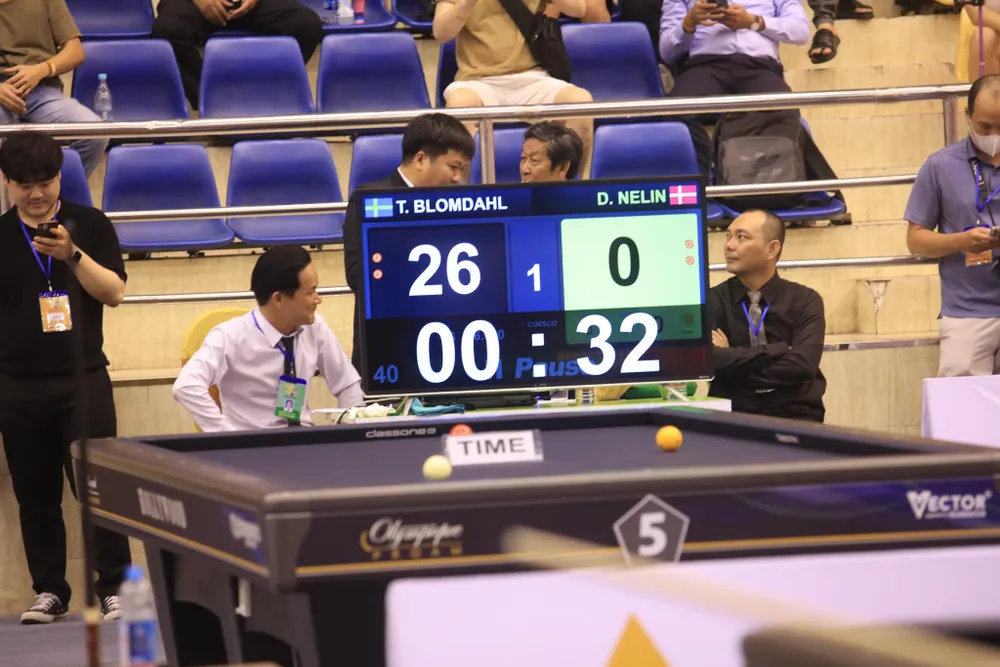 Blomdahl đã lập kỷ lục đề pa được 26 điểm