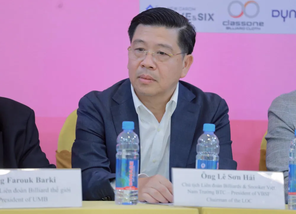 Ông Lê Sơn Hải - Chủ tịch Liên đoàn Billiards – Snooker Việt Nam