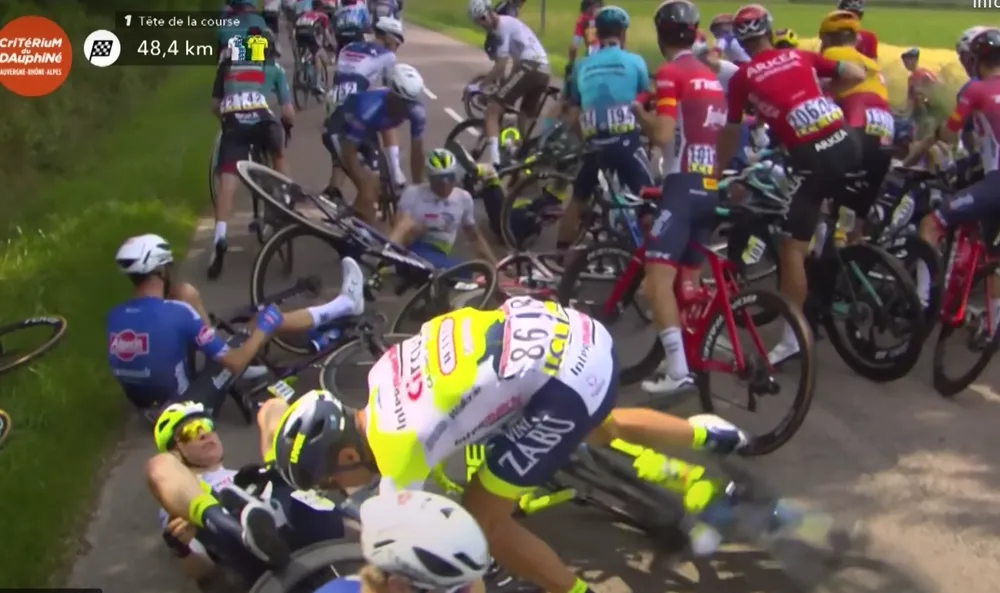 Một vụ tai nạn ở chặng 3