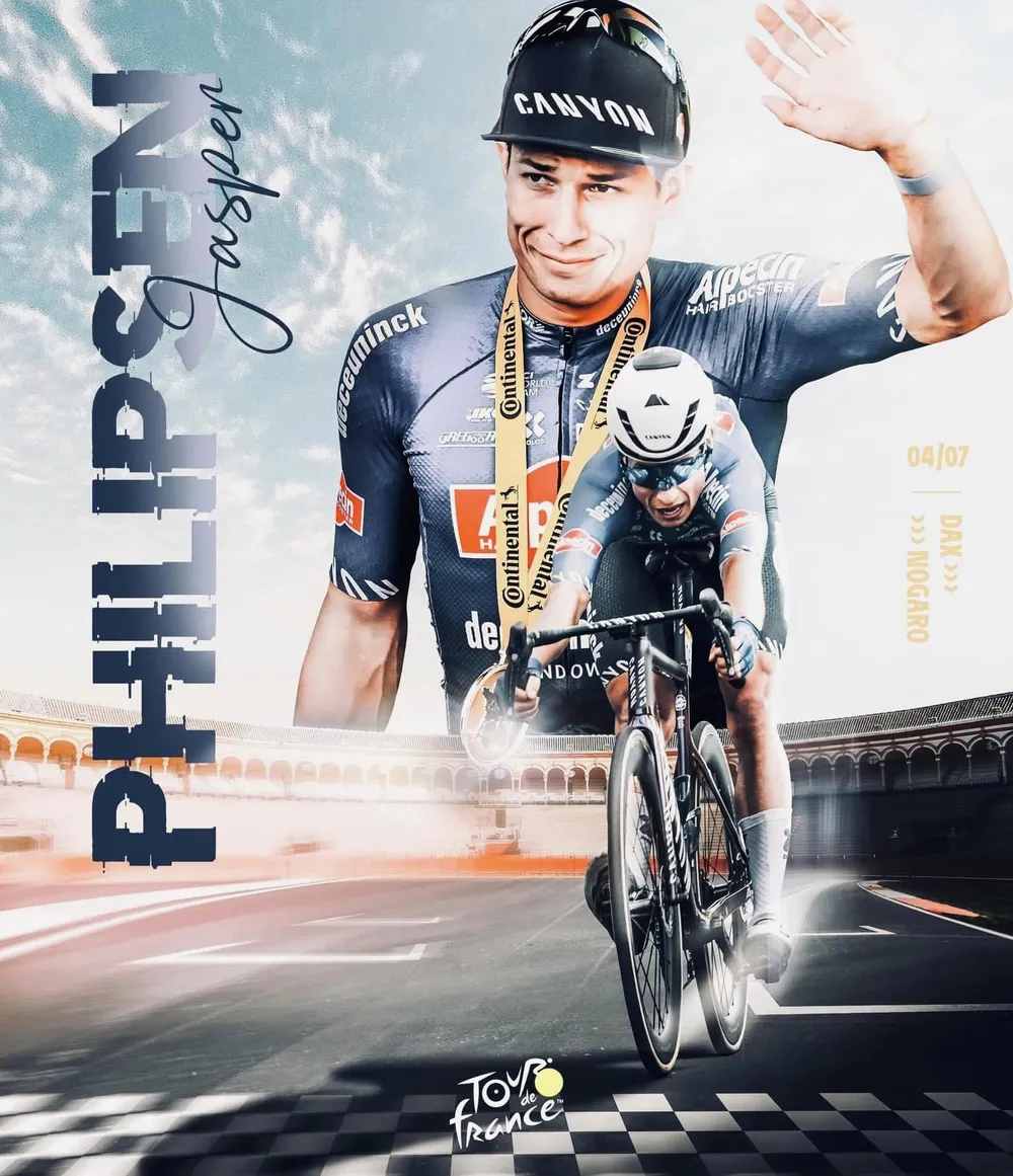 Jasper Philipsen đang là tay đua rút tốt nhất Tour de France
