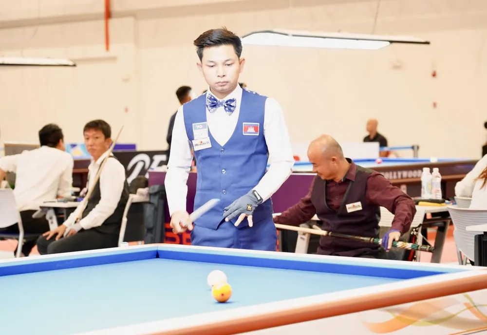 Cơ thủ Campuchia Chan Dara sẽ gặp cơ thủ Bao Phương Vinh vào ngày mai