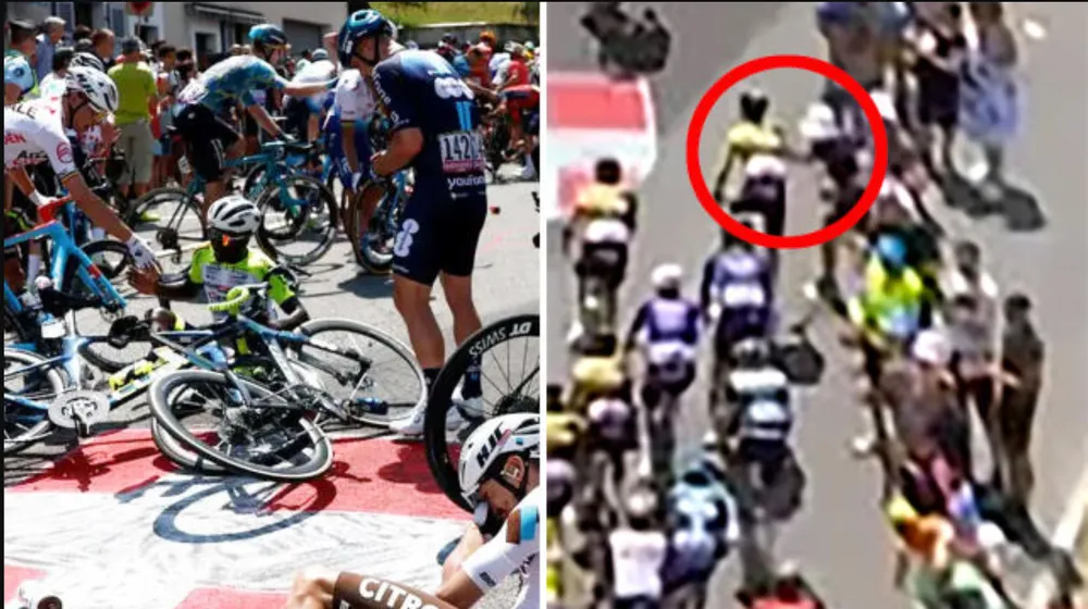 Khán giả gây tai nạn ở chặng 15