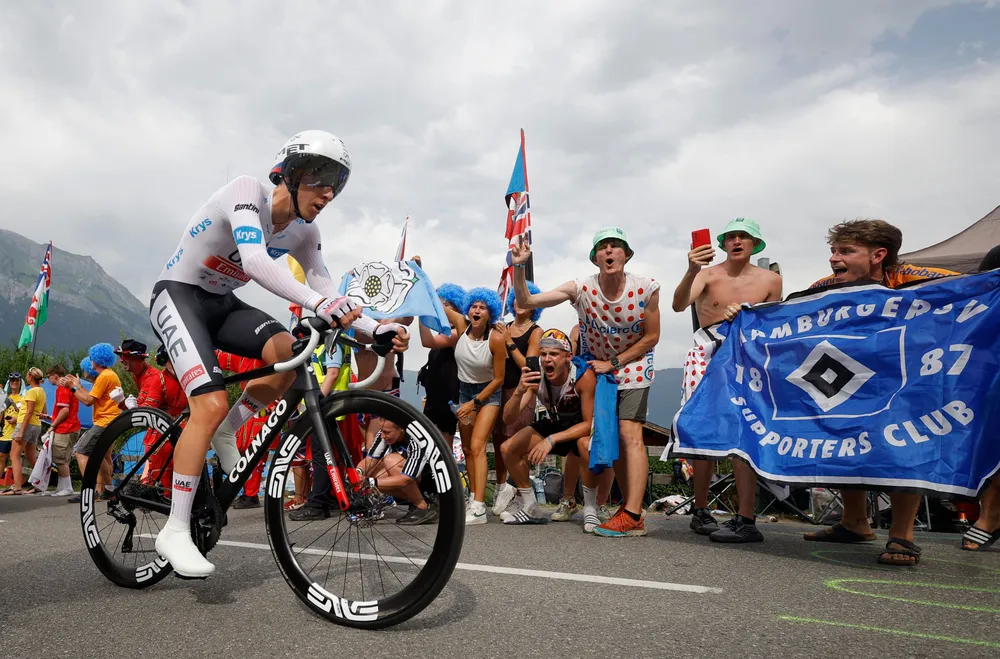 Tadej Pogacar thất bại nặng nề ở nội dung cá nhân tính giờ