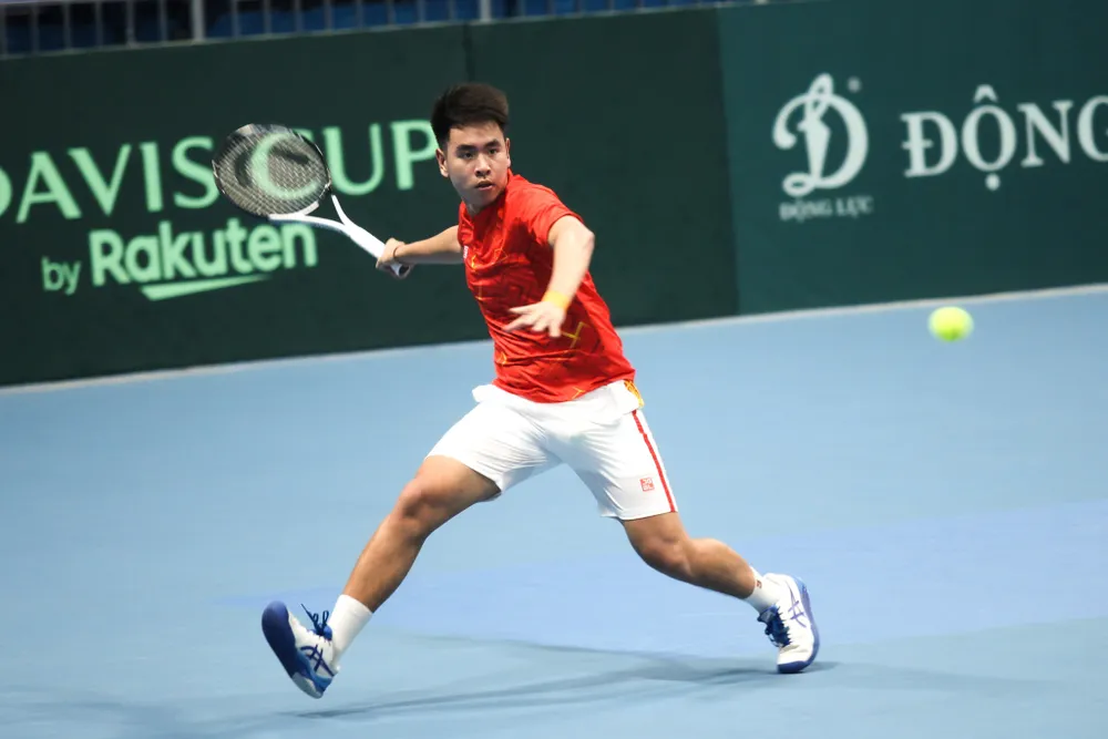 Nguyễn Đắc Tiến đảm trách trận đôi cho đội tuyển Việt Nam