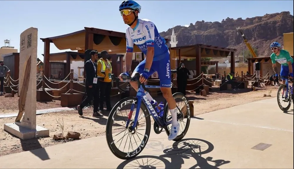 Lukas Pöstlberger đã góp nhiều công sức cho Jayco AlUla 