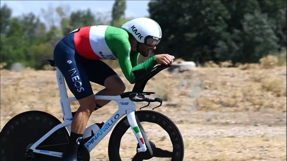 Filippo Ganna là chuyên gia chạy cá nhân tính giờ