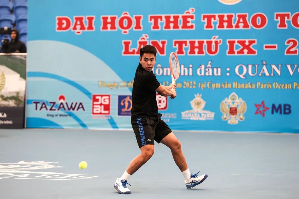 Vũ Hà Minh Đức cũng sớm dừng bước ở nội dung đơn nam