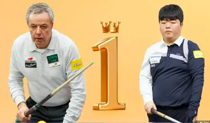 Dick Jaspers (trái) sẽ lên số 1 thế giới của Cho Myung Woo (phải) nếu sử dụng cách tính mới