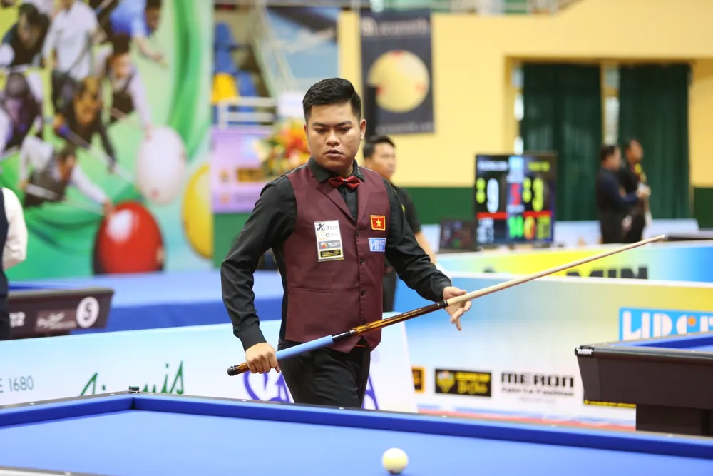 Nguyễn Trần Thanh Tự có phong độ cao ở vòng chung kết. Ảnh: HBSF