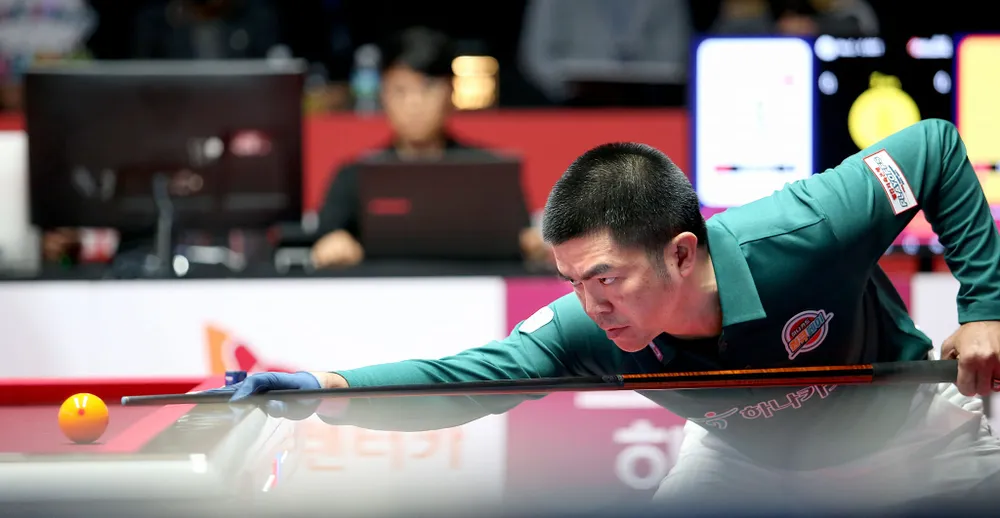 Nguyễn Quốc Nguyện có chiến thắng vất vả ngày ra quân. Ảnh: Kim Young Hun