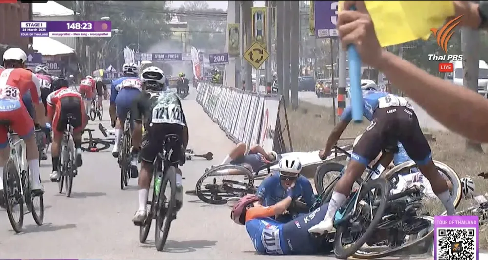 Hình ảnh tai nạn gần đích đến