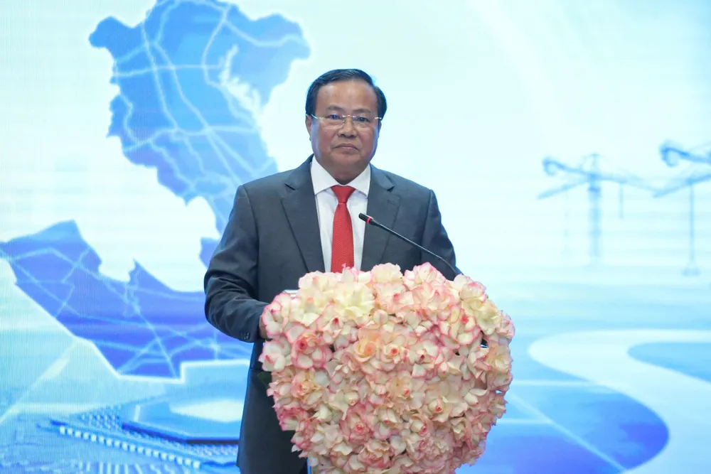 Chủ tịch UBND tỉnh Tây Ninh Lê Văn Hẳn phát biểu tại hội nghị