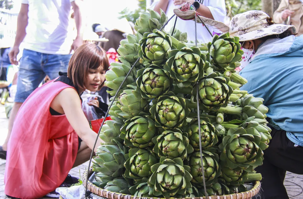 Sắc màu rau quả chợ Đà Lạt ảnh 6