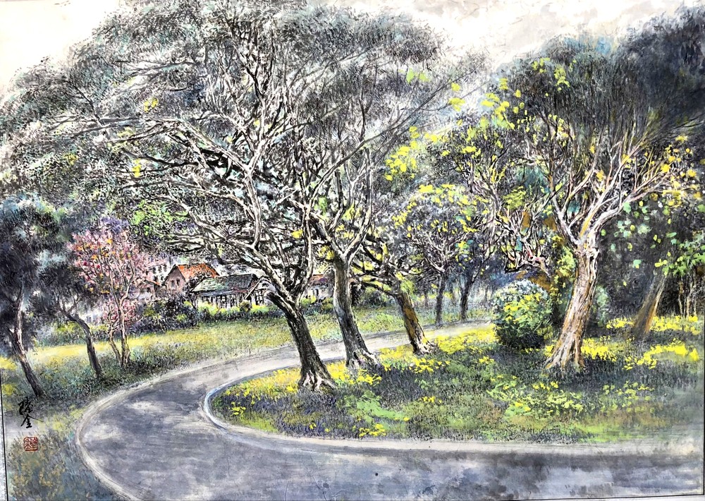 美化环境。陆金/画