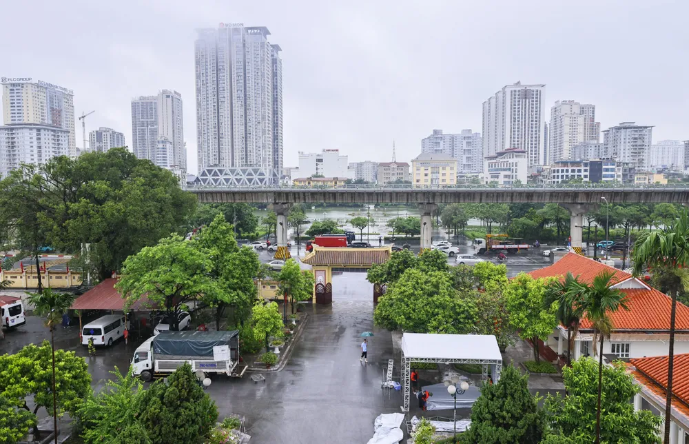 Quang cảnh Nghĩa trang Mai Dịch, TP Hà Nội, sáng 23-7. Ảnh: QUANG PHÚC