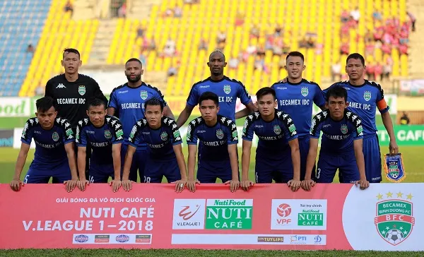 Đội Becamex Bình Dương. Ảnh: DŨNG PHƯƠNG