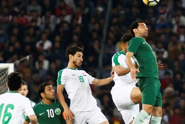 Iraq trogn cuộc so tài mới đây với Saudi Arabia