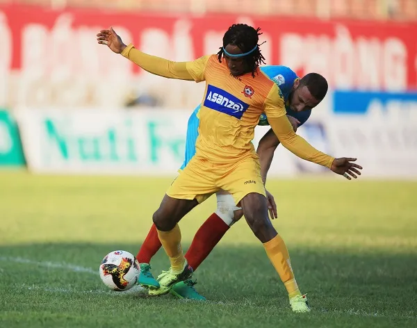 Hải Phòng có chiến thắng ấn tượng trên sân nhà. Ảnh: MINH HOÀNG