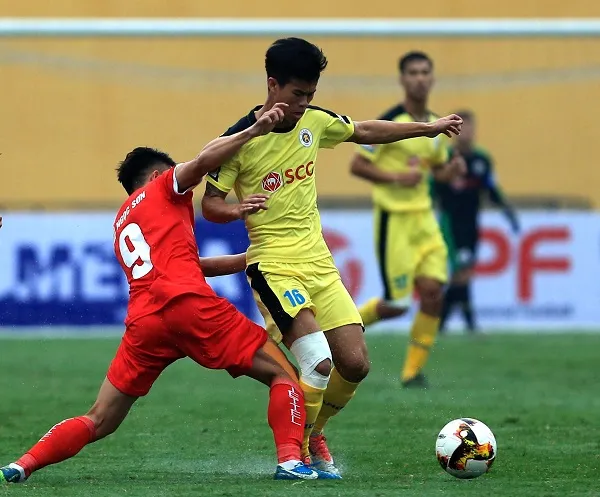 Hà Nội B có trận thắng lớn trước Bình Định. Ảnh: MINH HOÀNG