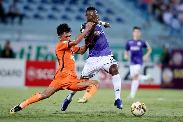 Hà Nội nhanh chóng gượng dậy bằng chiến thắng cách biệt trước Đà Nẵng. Ảnh: MINH HOÀNG