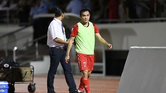 Sầm Ngọc Đức, cầu thủ vừa nhận án phạt nặng từ VFF. Ảnh: DŨNG PHƯƠNG