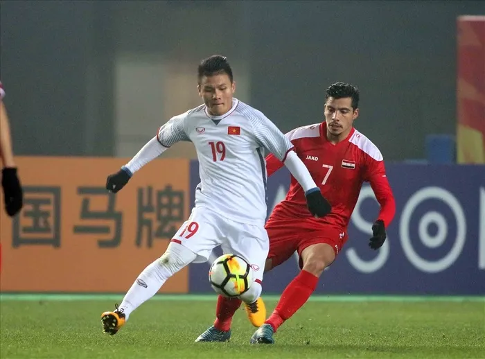 U23 Việt Nam từng loại Syria ở VCK giải U23 châu Á 2018. Ảnh: ANH KHOA