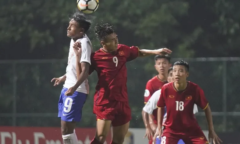 U16 Việt Nam bất ngờ để thua Ấn Độ ở trận ra quân. Ảnh: Đoàn Nhật