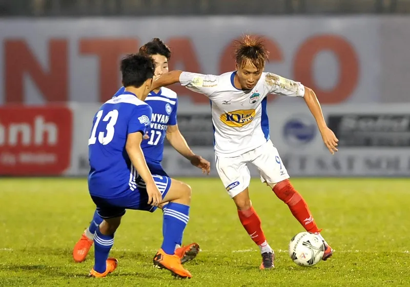 HA.GL sớm vô địch trước lượt trận cuối. Ảnh: NGUYỄN NHÂN