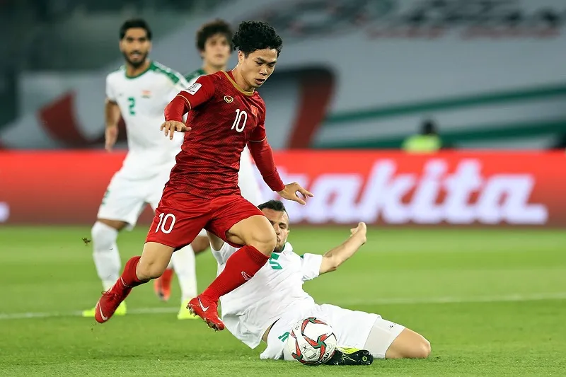 Công Phượng đã có trận đấu tỏa sáng trước Iraq. Ảnh: MINH HOÀNG