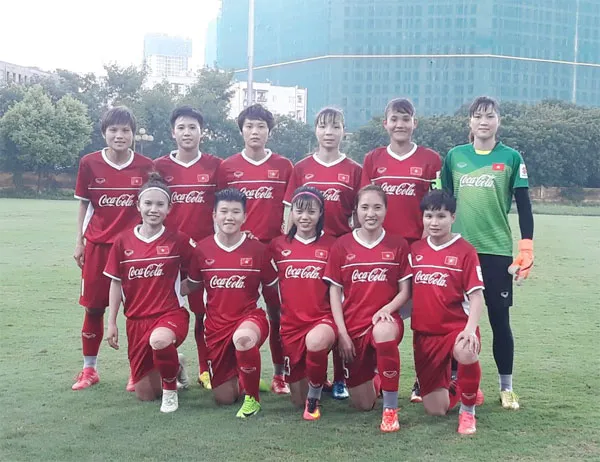 Bóng đá nữ Việt Nam sẽ có 1 năm bận rộn. Ảnh :ĐOÀN NHẬT