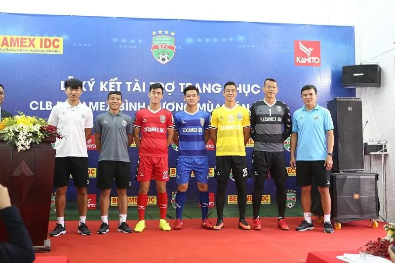 Becamex Bình Dương ra mắt nhà tài trợ trang phục ảnh 4