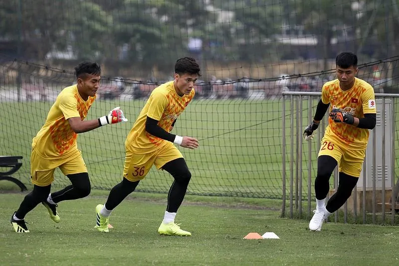 Tiến Dũng chắc suất số 1 ở đội tuyển U23 Việt Nam. Ảnh: MINH HOÀNG