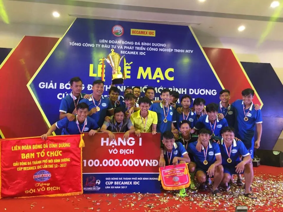 Giải bóng đá Thành phố mới Bình Dương - Cúp Becamex IDC 2019 ảnh 1