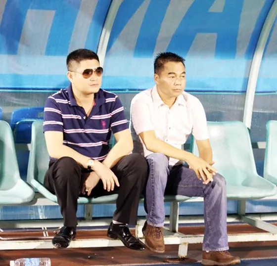 Bầu Thụy và cò Đại, bộ đôi đình đám một thời ở CLB Xuân Thành Sài Gòn. Ảnh: DŨNG PHƯƠNG