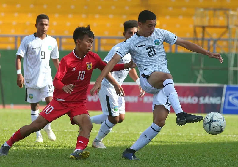 Philippines có chiến thắng an ủi 4-0 trước Brunei. Ảnh: NGUYỄN NHÂN