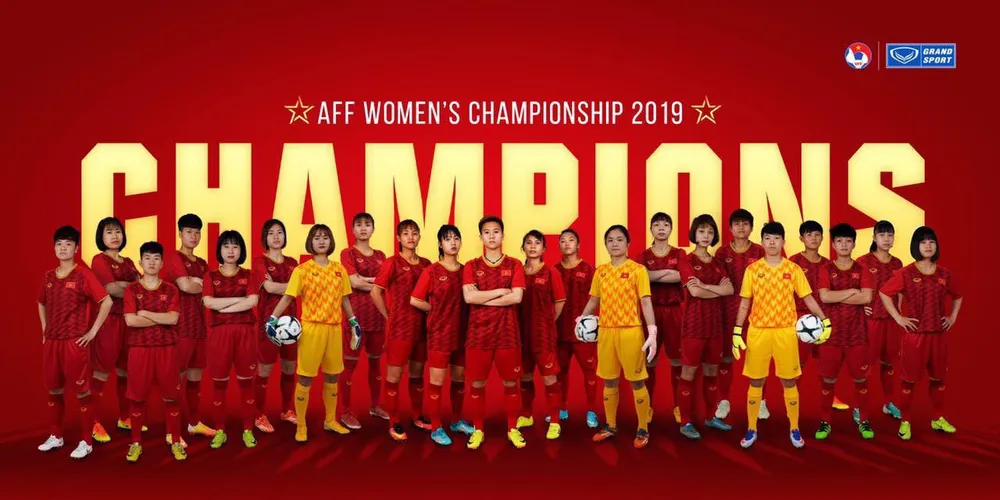 Đội tuyển nữ Việt Nam, tân vô địch Đông Nam Á 2019