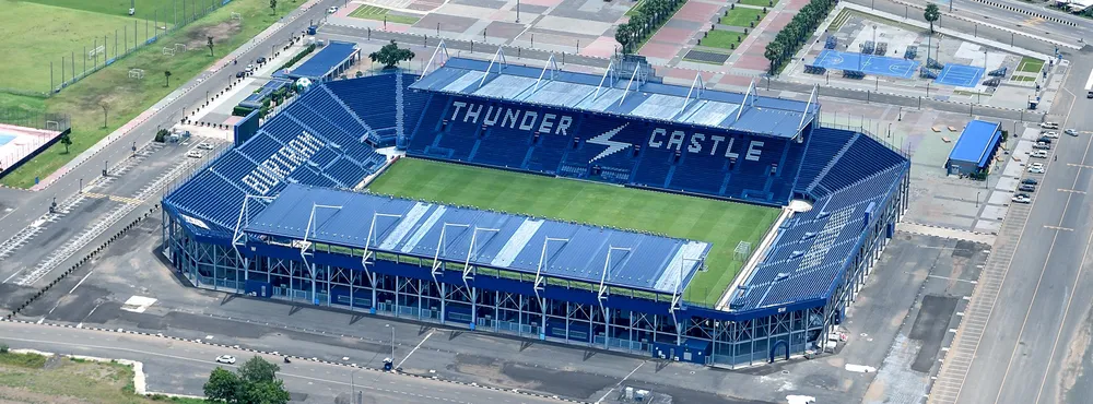 Sân Chang Arena vốn không lạ với các cầu thủ Việt Nam. 